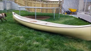 Painting a Fibreglass Canoe