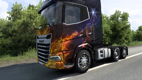 Nuevo camion DAF tunnig - Euro Truck Simulator 2 #detoup #gameplay #eurotrucksimulator2