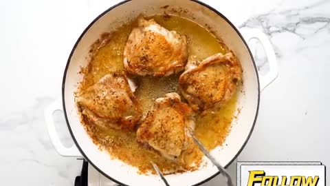 Fry The Chicken Legs In The Frying Pan