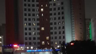 Night View at Crown Plaza Hotel, Ajman