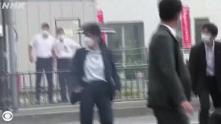 Japanese Broadcaster NHK’s Video the Moment PM Abe Was Shot
