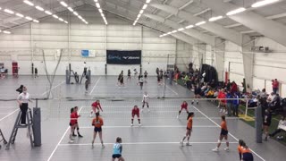 Sharks American Challenge Mar 13-14 - First Pool Play - Mintonette 56 - Set 1