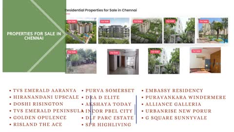 New Launch Residential Projects in Chennai