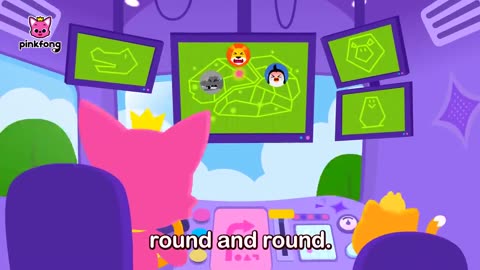 THE WHEELS ON THE SUPER BUS GO ROUND AND ROUND ! ANIMAL SONGS OF PINKFONG NINIMO ! PINKFONG SONG !!!