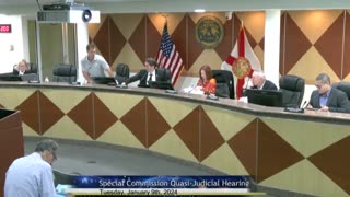 Archive: Town of Surfside - Special Town Commission Meeting Quasi-Judicial Hearing - January 9, 2024