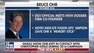 DOJ's Bruce Ohr to Christopher Steele: 'Very concerned about Comey's firing'