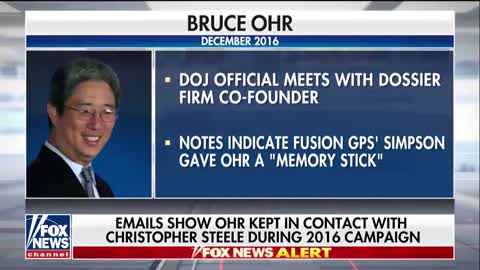 DOJ's Bruce Ohr to Christopher Steele: 'Very concerned about Comey's firing'