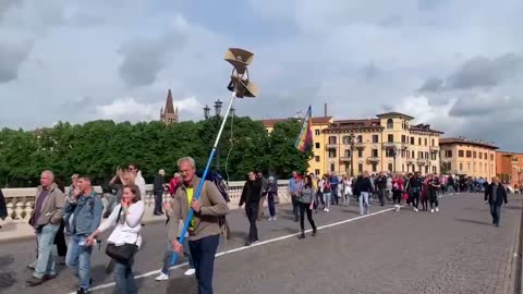 Verona Nato protest