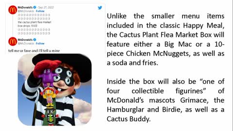 Amazing !!! McDonald’s is releasing new Happy Meals for adults