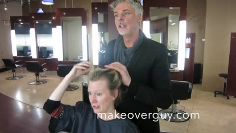 MAKEOVER: Fine Thin Hair to a Shocking Pixie, by Christopher Hopkins, The Makeover Guy®