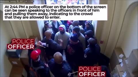 And We Know - Jan 6 Surveillance video show Capital police allow protesters to enter the building