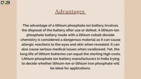 Complete Info about lithium phosphate ion battery