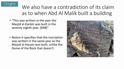 The Great Pastiche of Islam: an explanation of the Dome of the Rock's late inscriptions?