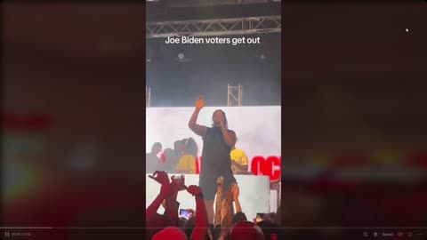 Rapper Waka Flocka Tells Joe Biden voters to get out the club