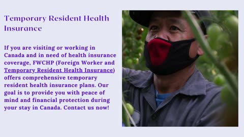 Temporary Resident Health Insurance