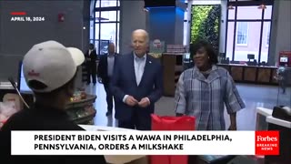 Joe Biden’s Trip to the Philadelphia Wawa was Scripted —— all the way down to the Cashier Tip