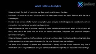 Data Analytics: What It Is & How It’s Used