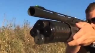 Wow! Check out this 12 gauge XRail 28 round system