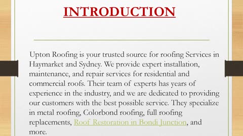Best Roof Restoration in Bondi Junction