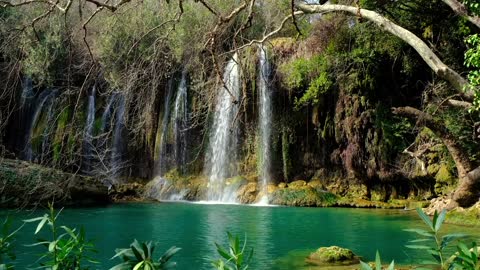 Relaxing waterfall sounds fol sleep fall Asleep &stay sleeping with water