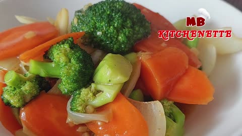 Easy Stir Fry Vegetable! Superfoods keep away from prostate cancer, colon and stomach! Easy Recipe