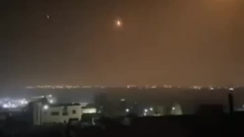 Another footage showing Iranian missiles hitting targets in occupied territories