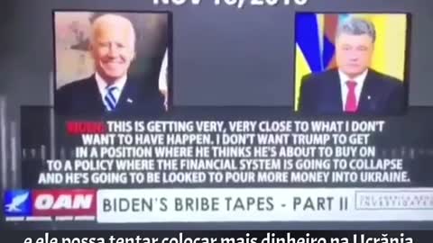 Áudio do telefonema ameaçador de Biden ao presidente da Ucrânia