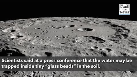 NASA discovers hidden water in "glass beads" on the moon