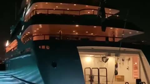 Luxury cruise at night, very cool