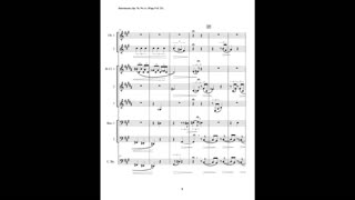 Johannes Brahms – Intermezzo, Op. 76, No. 6 (Woodwind Octet)
