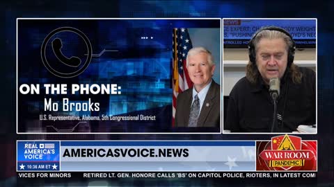 Mo Brooks Joins War Room After President Trump's Endorsement