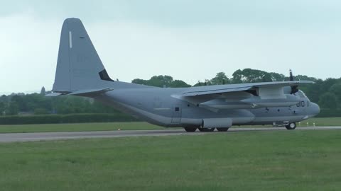 United States Marine Corps KC-130J Take Off