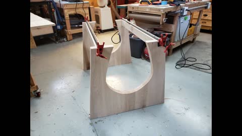 Unique Table Pedestal and Flush trim bit action