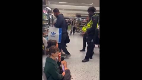 Vegans storm supermarket and steal dairy products from it for their climate change acitivism