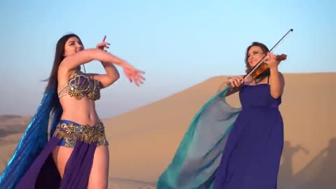 Belly Dancer and Violinist