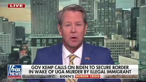 Outrageed ga gov demds answers from Biden on UGA murder