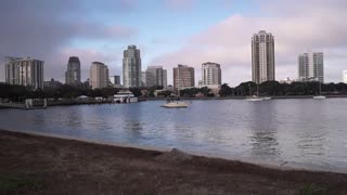 Vinoy Boat Basin in Early Morning St Petersburg Florida