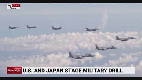 US and Japan stage military drill to showcase combined capabilities