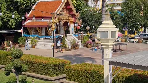 City shrine or city pillars UdonThani city Buddhist temples and shrines