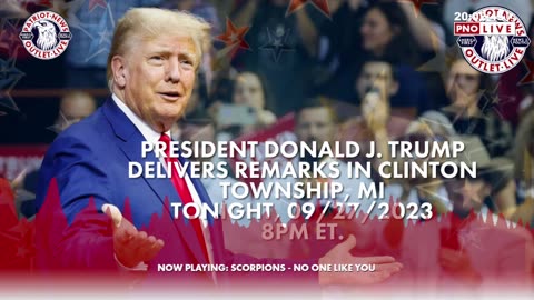 LIVE REPLAY: 45th President Donald J. Trump to Deliver Remarks in Clinton Township, MI | 9/27/2023