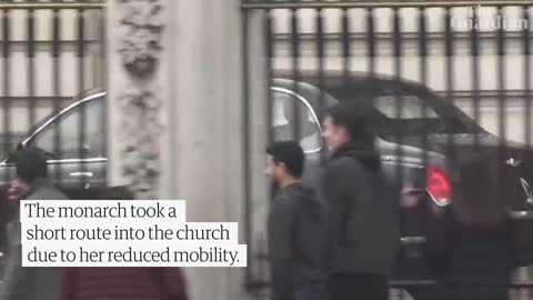 Queen driven to Prince Philip memorial at Westminster Abbey with son Prince Andr