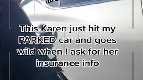 Public Karen BREAKS DOWN over a simple insurance request after a car accident