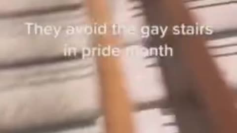 Students Avoid Gay Rainbow Stairs in Counter Cultural Protest