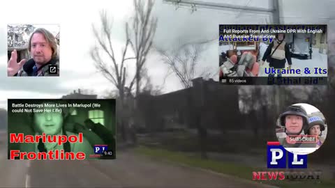 Mariupol Ukraine: Raw Video Footage in English. Patrick Lancaster Reporting Directly From Mariupol