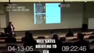 2005 | Bill Gates Presentation to CIA: Control Peoples' Brains with Drugs, Vaccines