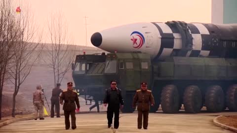 N. Korean leader dons leather jacket for missile launch