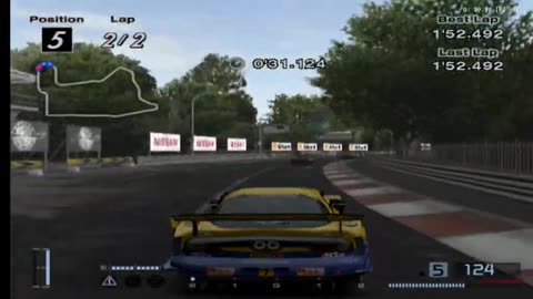 Gran Turismo 4 - Arcade Mode City Courses Race 3 1st Try(AetherSX2)
