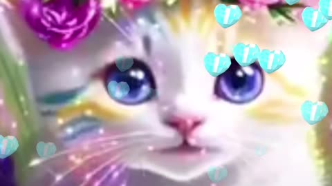 Magical cute cat