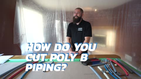 How do you cut Poly-B?