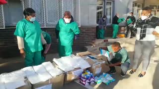 Gift of the Givers donated PPE in Cradock Hospital